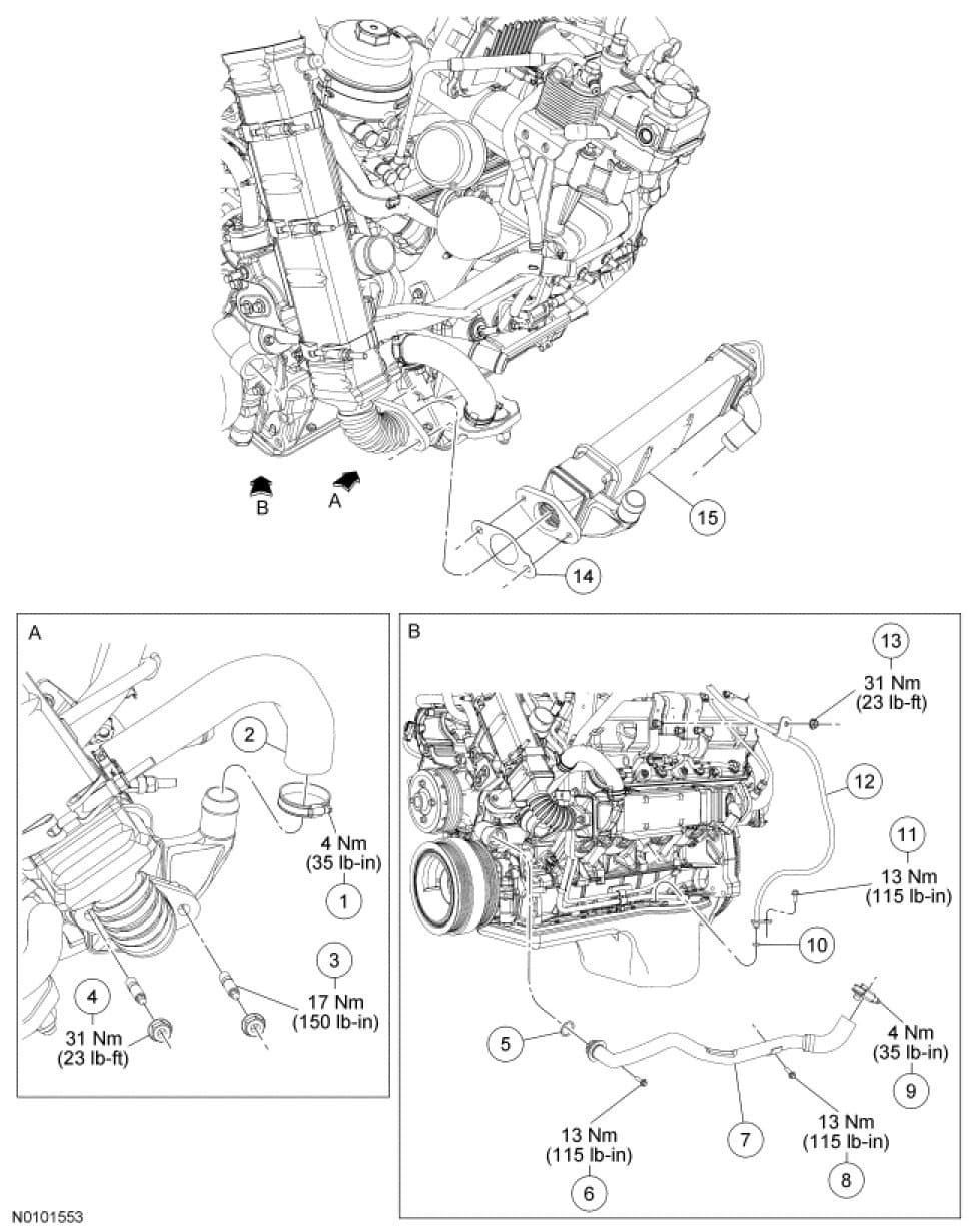 Factory diagram — Removal and Replacement