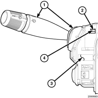 Factory diagram — Combination Switch
