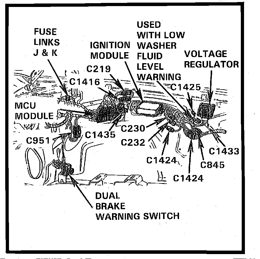 Factory diagram — Engine Control Module