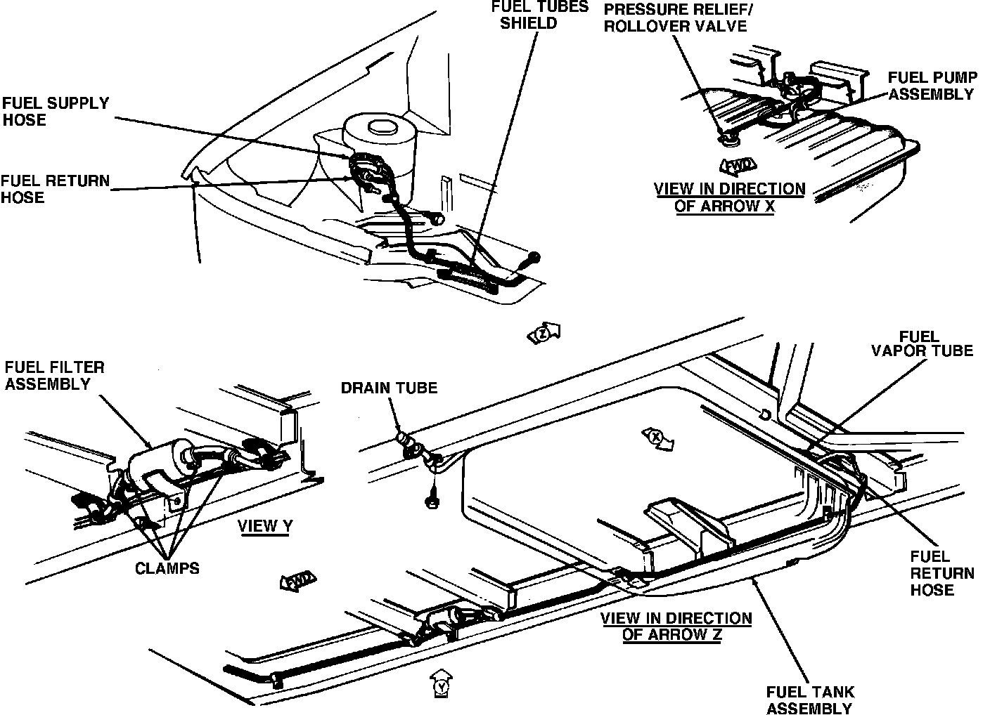 Factory diagram — Fuel Pump