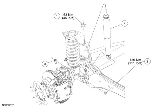 Factory diagram — Suspension Strut / Shock Absorber