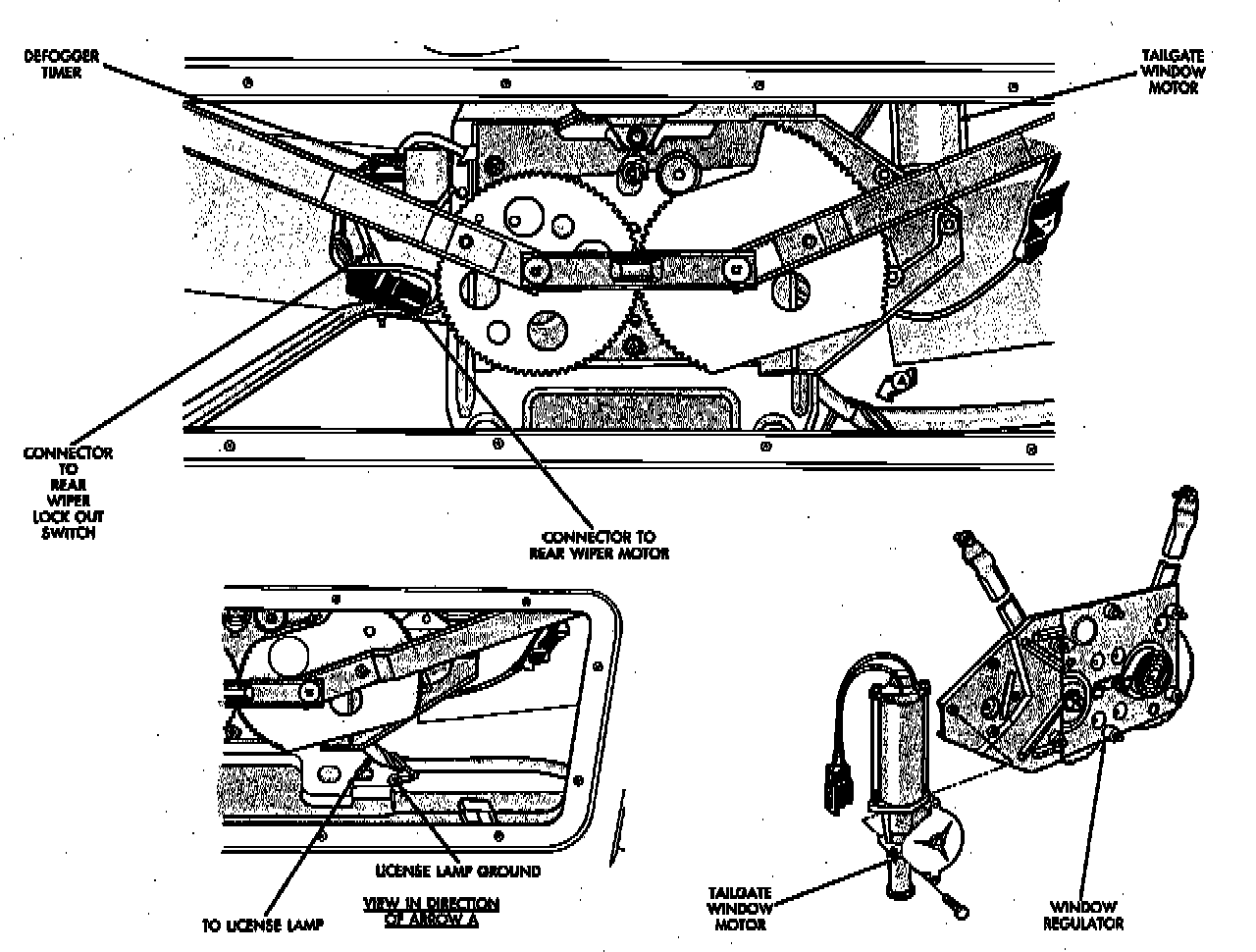 Factory diagram — Heated Glass Element Relay