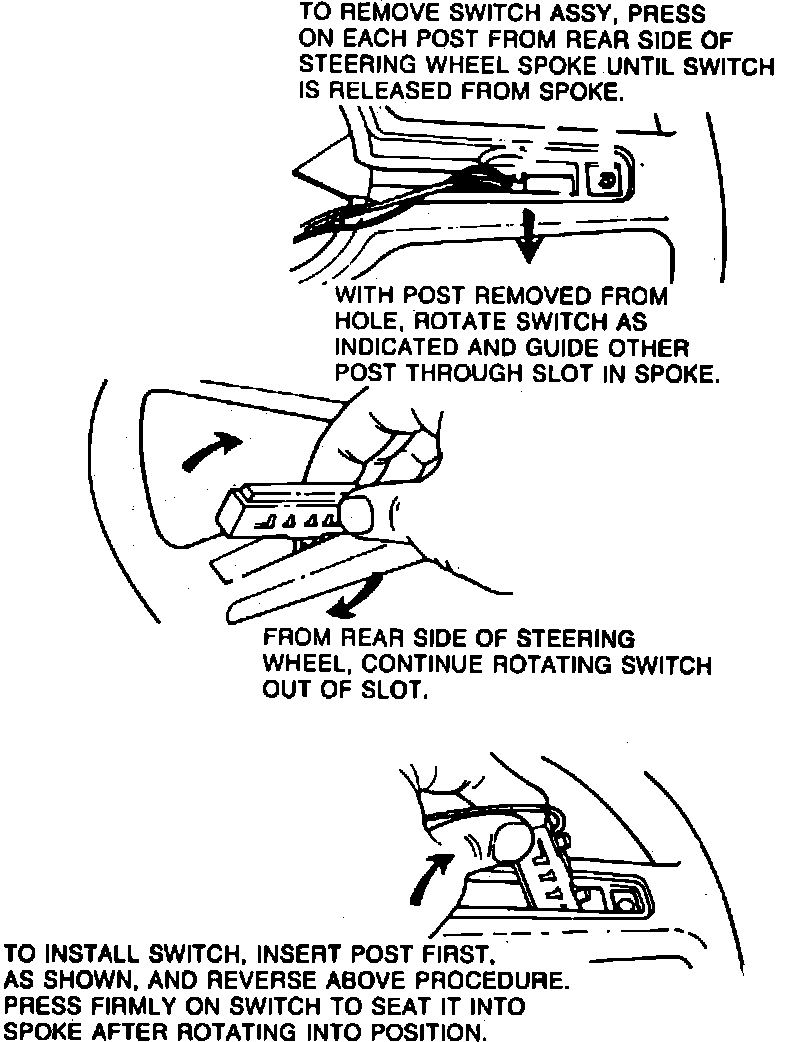 Factory diagram — Cruise Control Switch