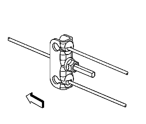 Factory diagram — Parking Brake Cable