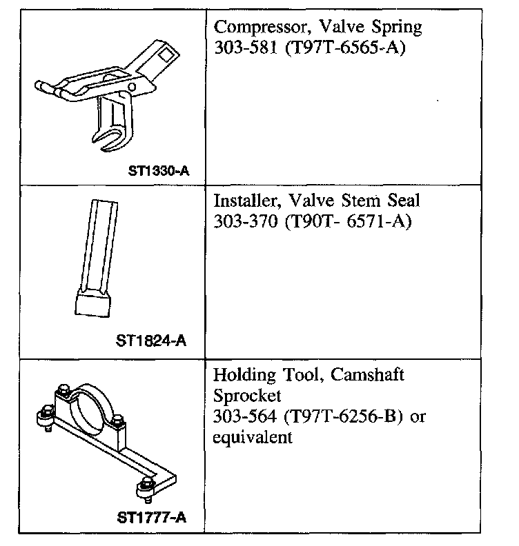 Factory diagram — Valve Spring
