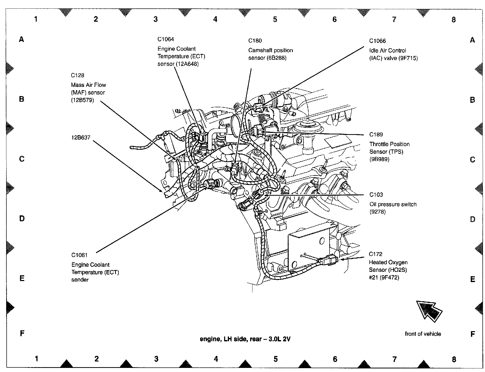 Factory diagram — Air Flow Meter/Sensor