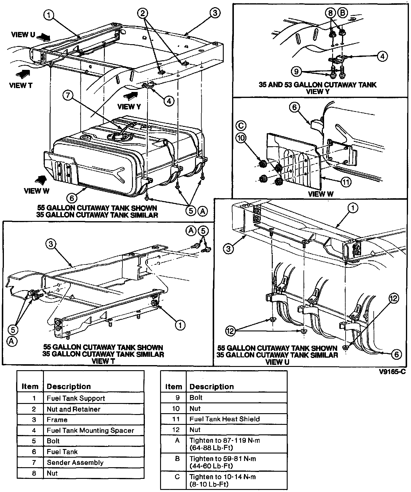 Factory diagram — Fuel Tank