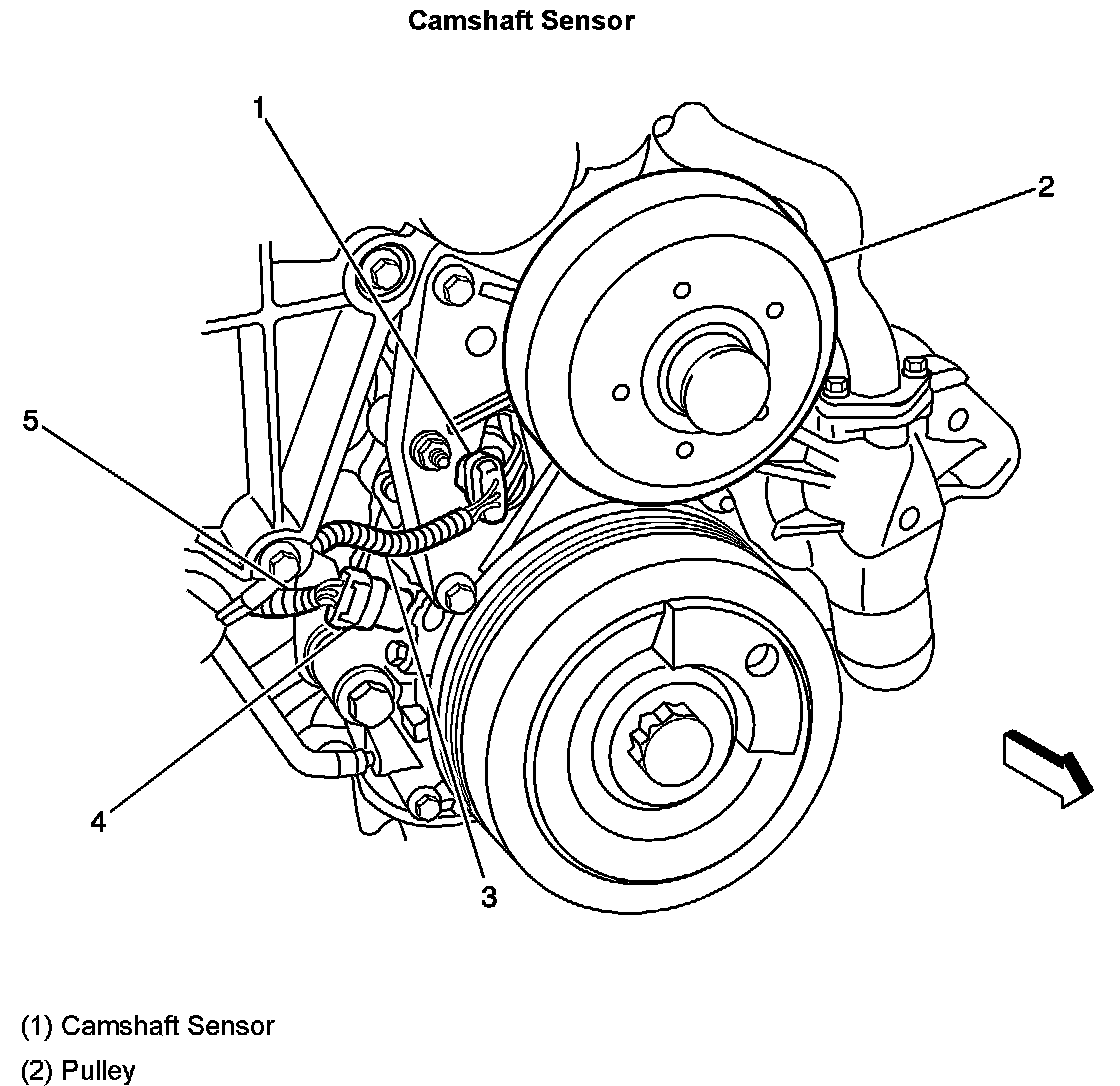 Factory diagram — Camshaft Position Sensor