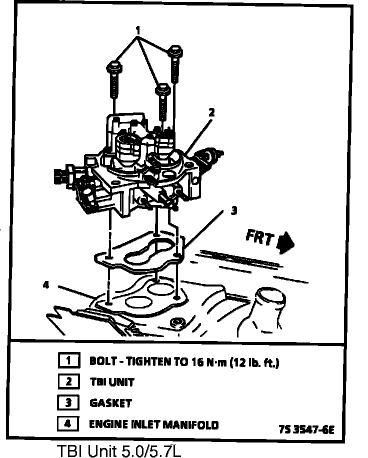 Factory diagram — Throttle Body