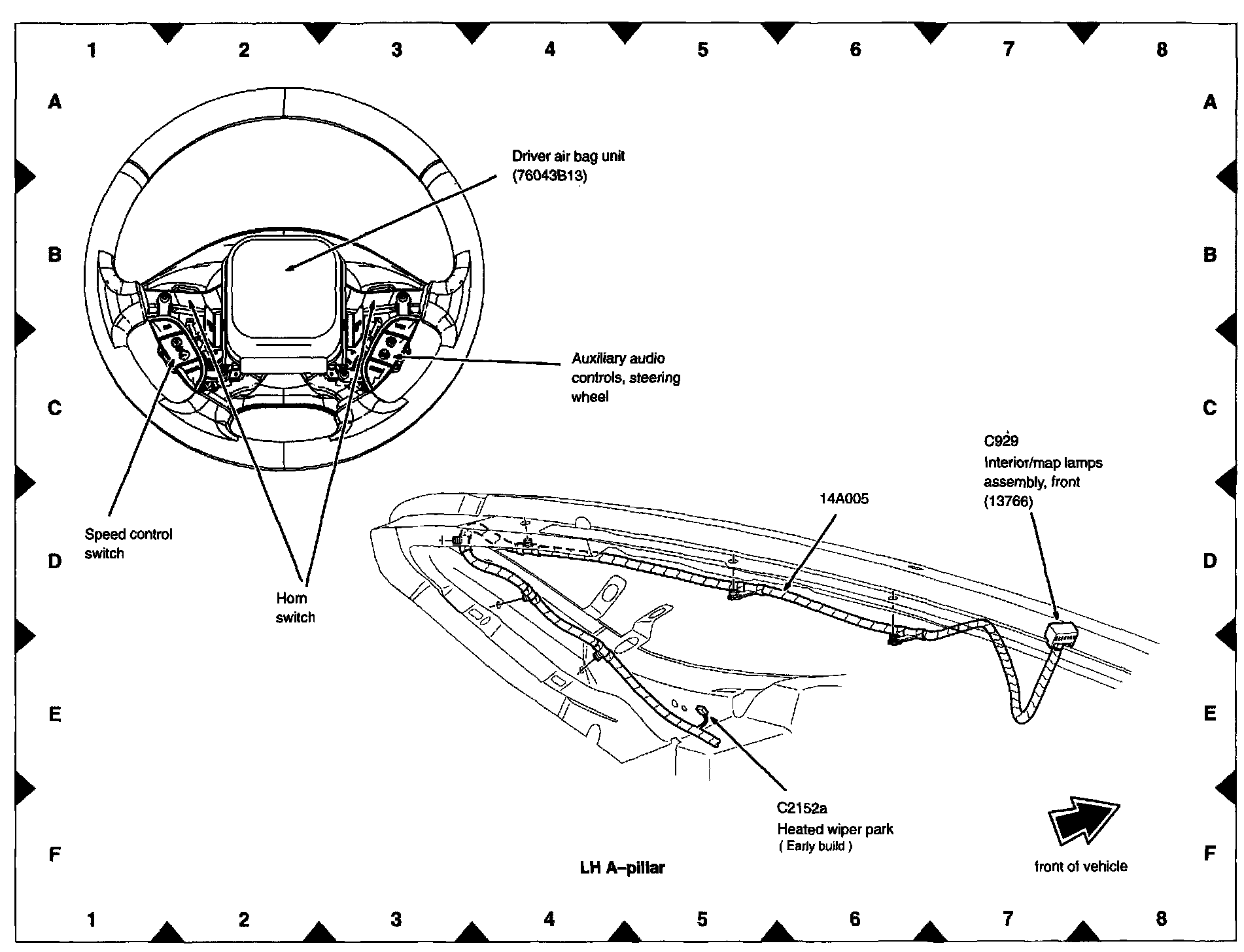 Factory diagram — Cruise Control Switch