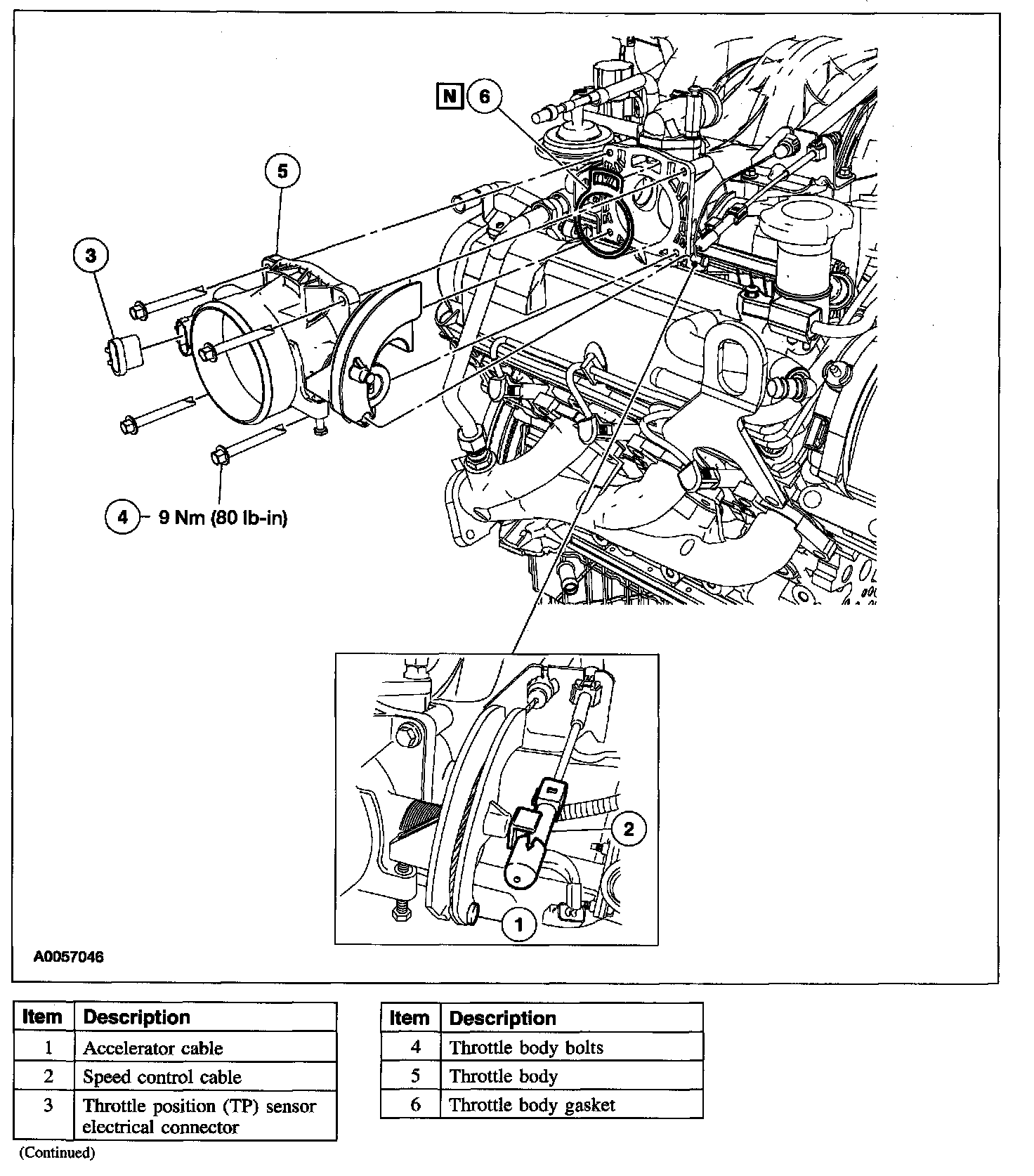 Factory diagram — Throttle Body