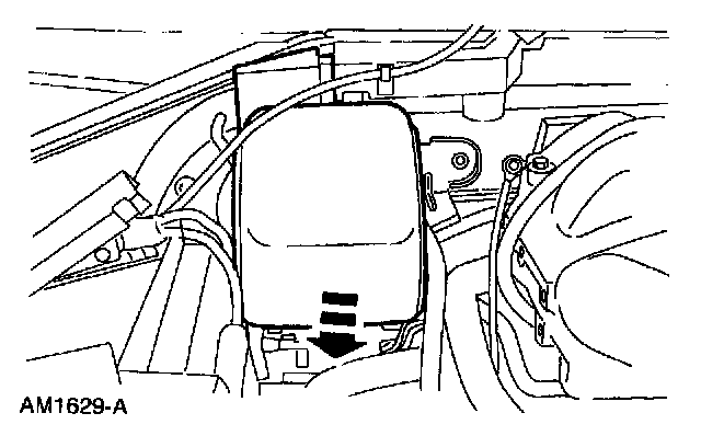 Factory diagram — Battery Cable