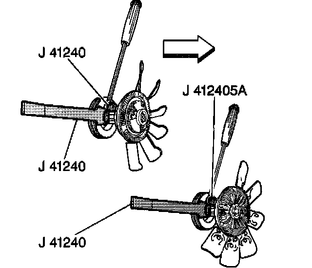 Factory diagram — Fan Clutch
