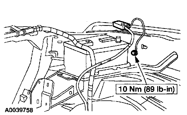 Factory diagram — Battery Cable