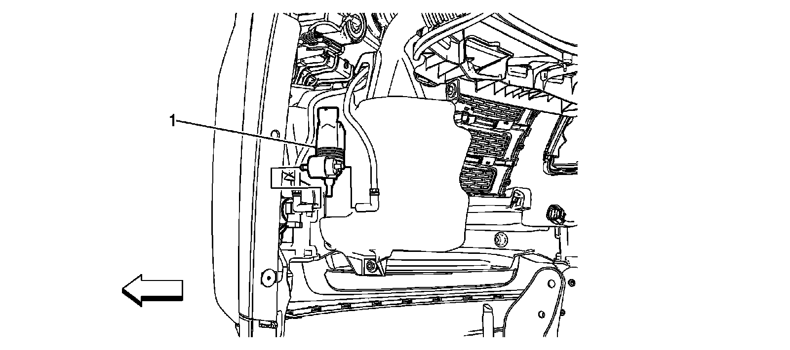 Factory diagram — Windshield Washer Pump