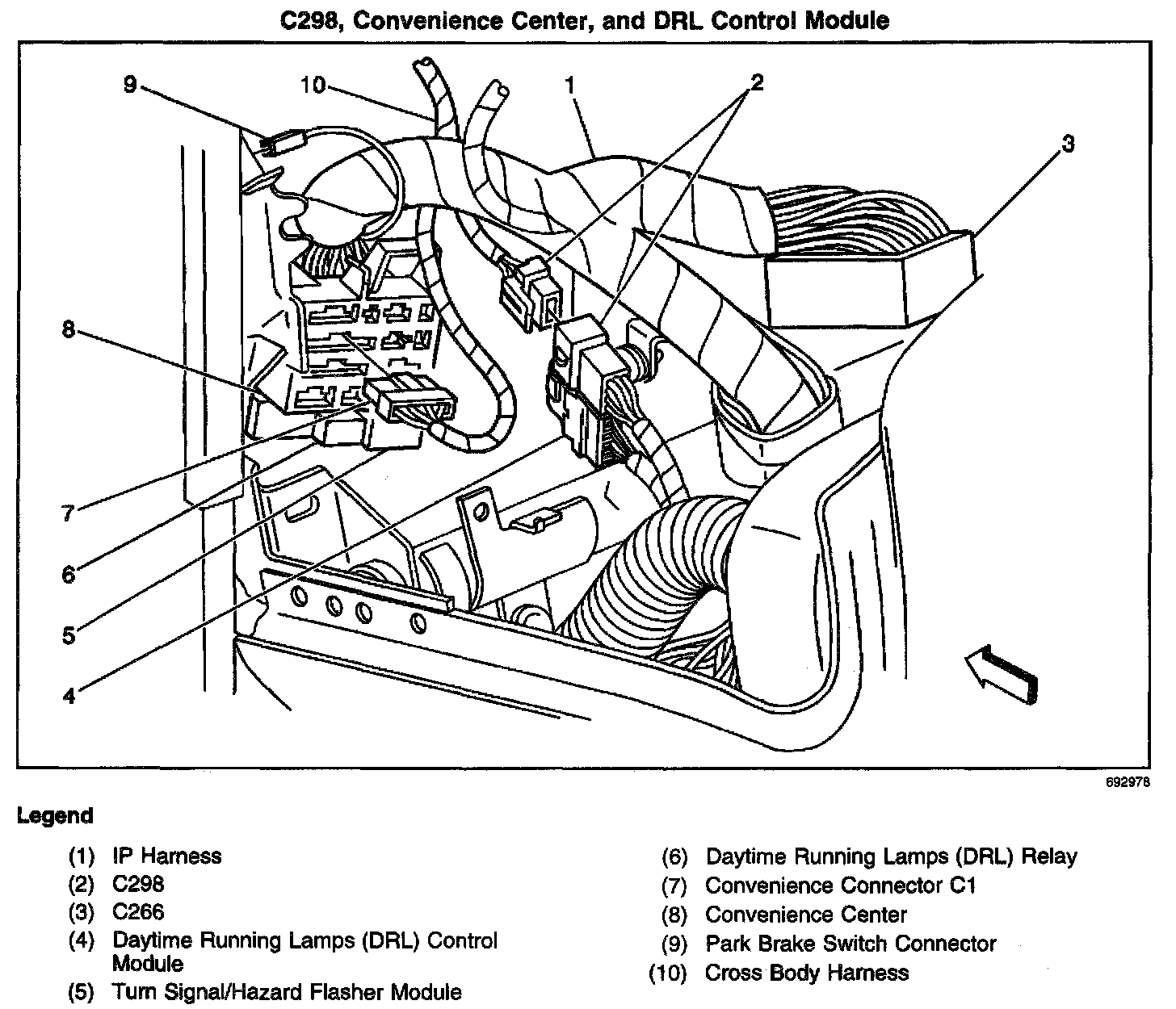 Factory diagram — Hazard Warning Flasher