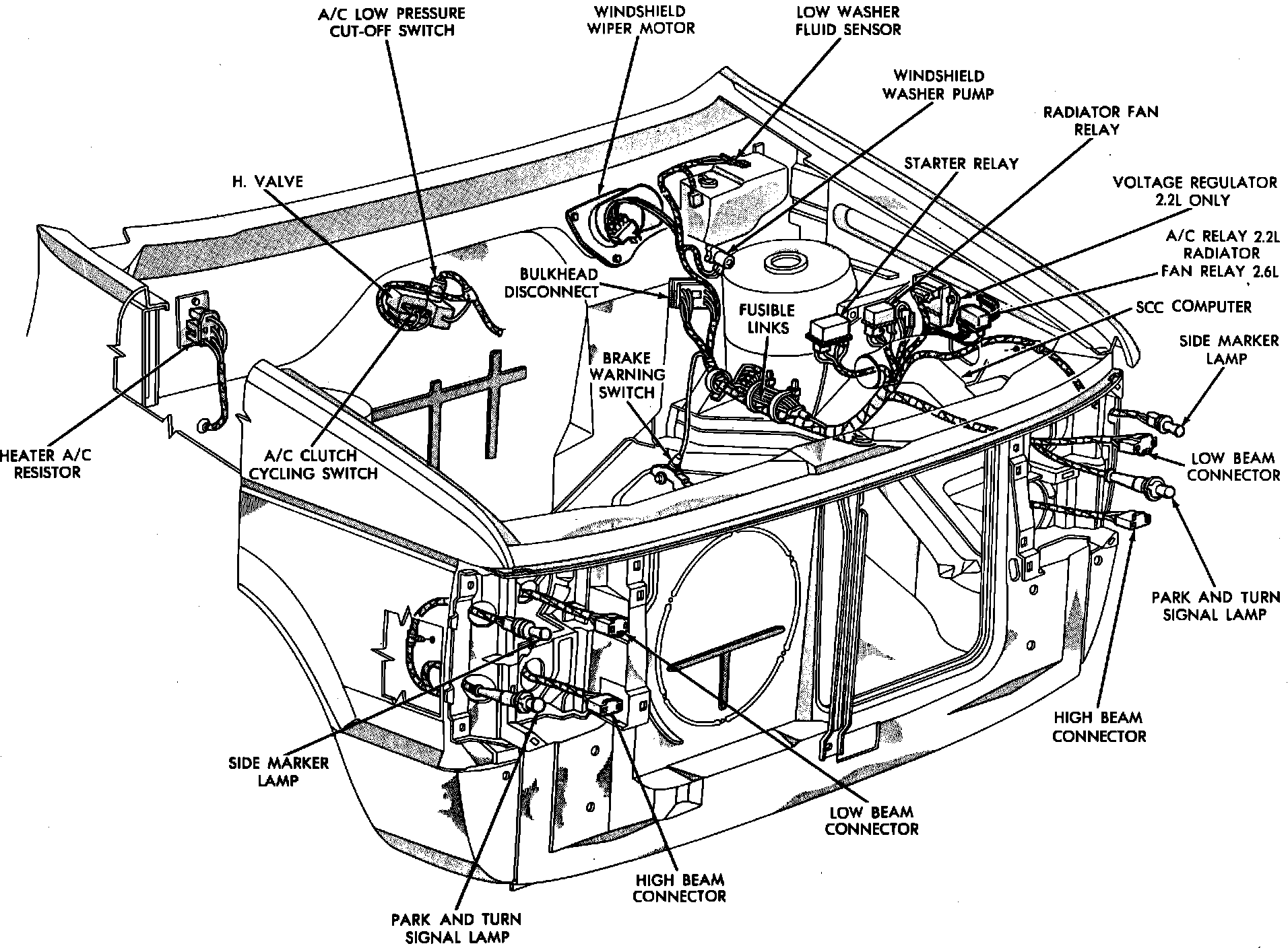 Factory diagram — Blower Motor Resistor