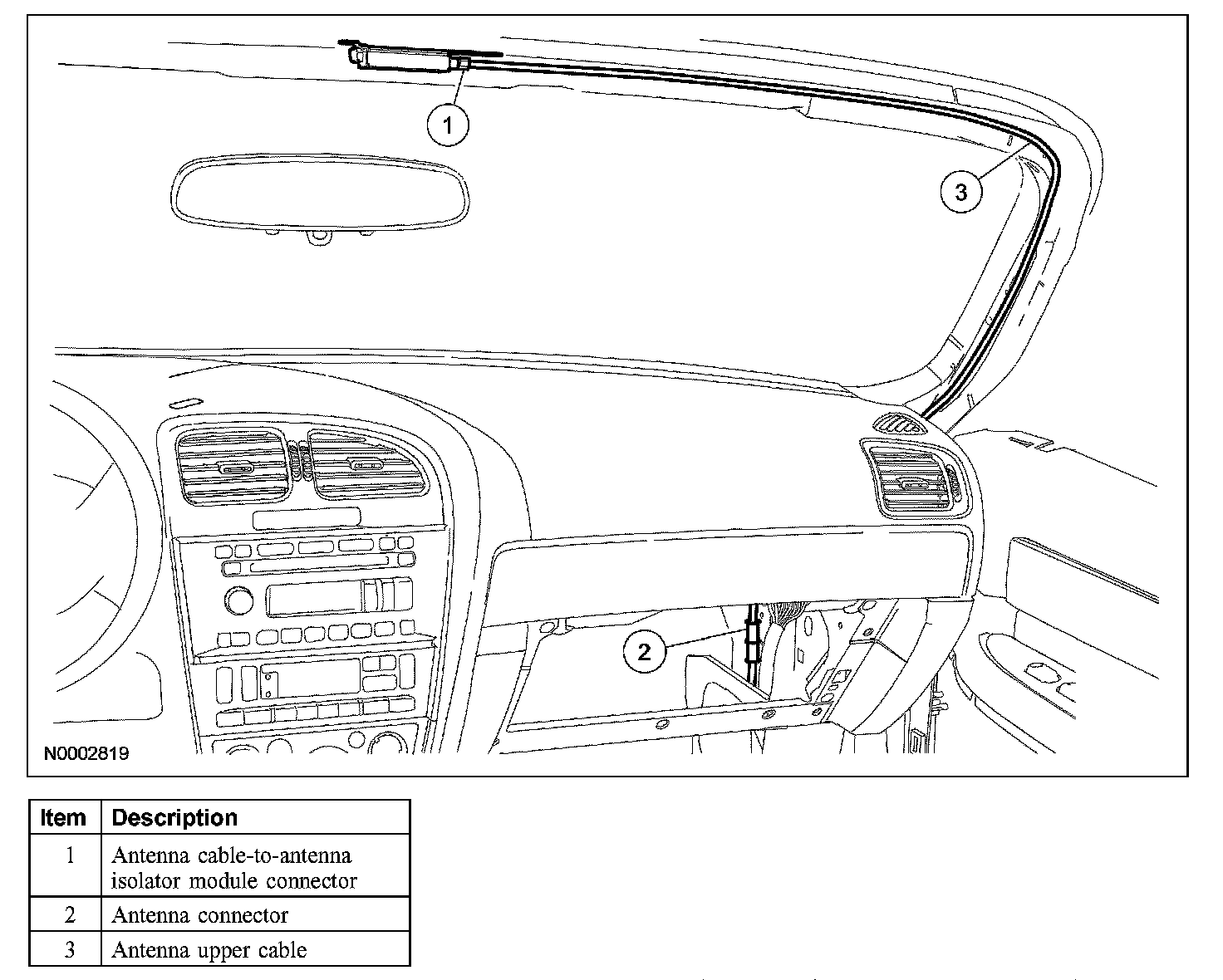 Factory diagram — Antenna Cable