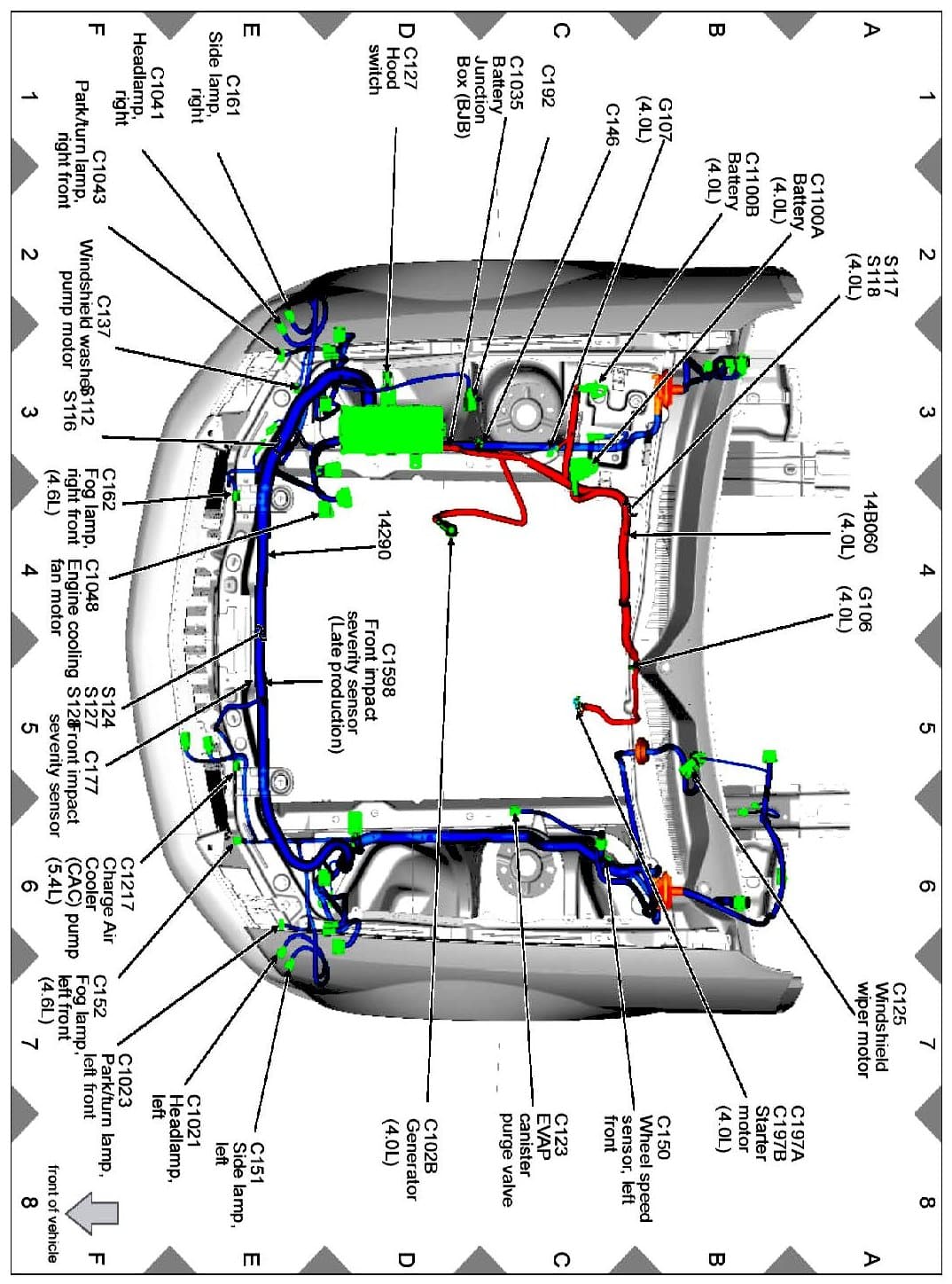 Factory diagram — Starter Motor