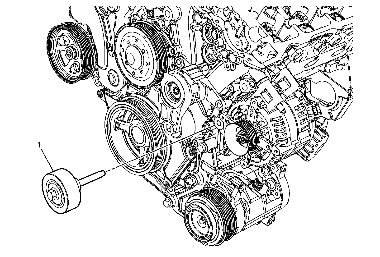Factory diagram — Idler Pulley