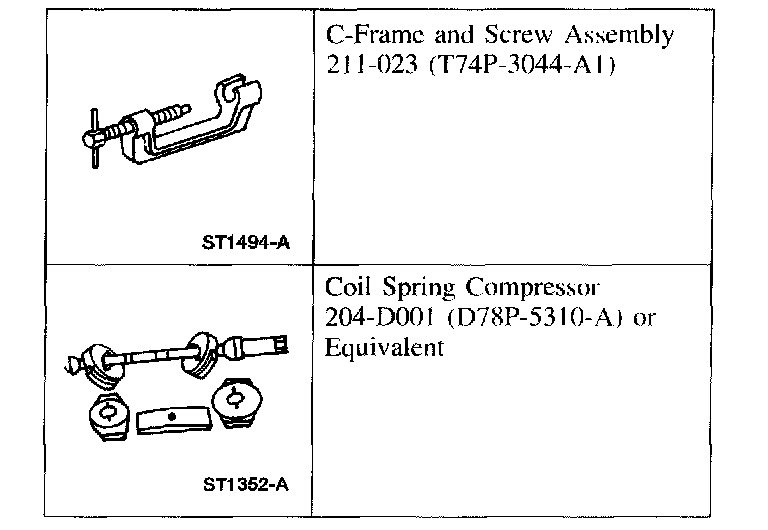 Factory diagram — Suspension Spring ( Coil / Leaf )