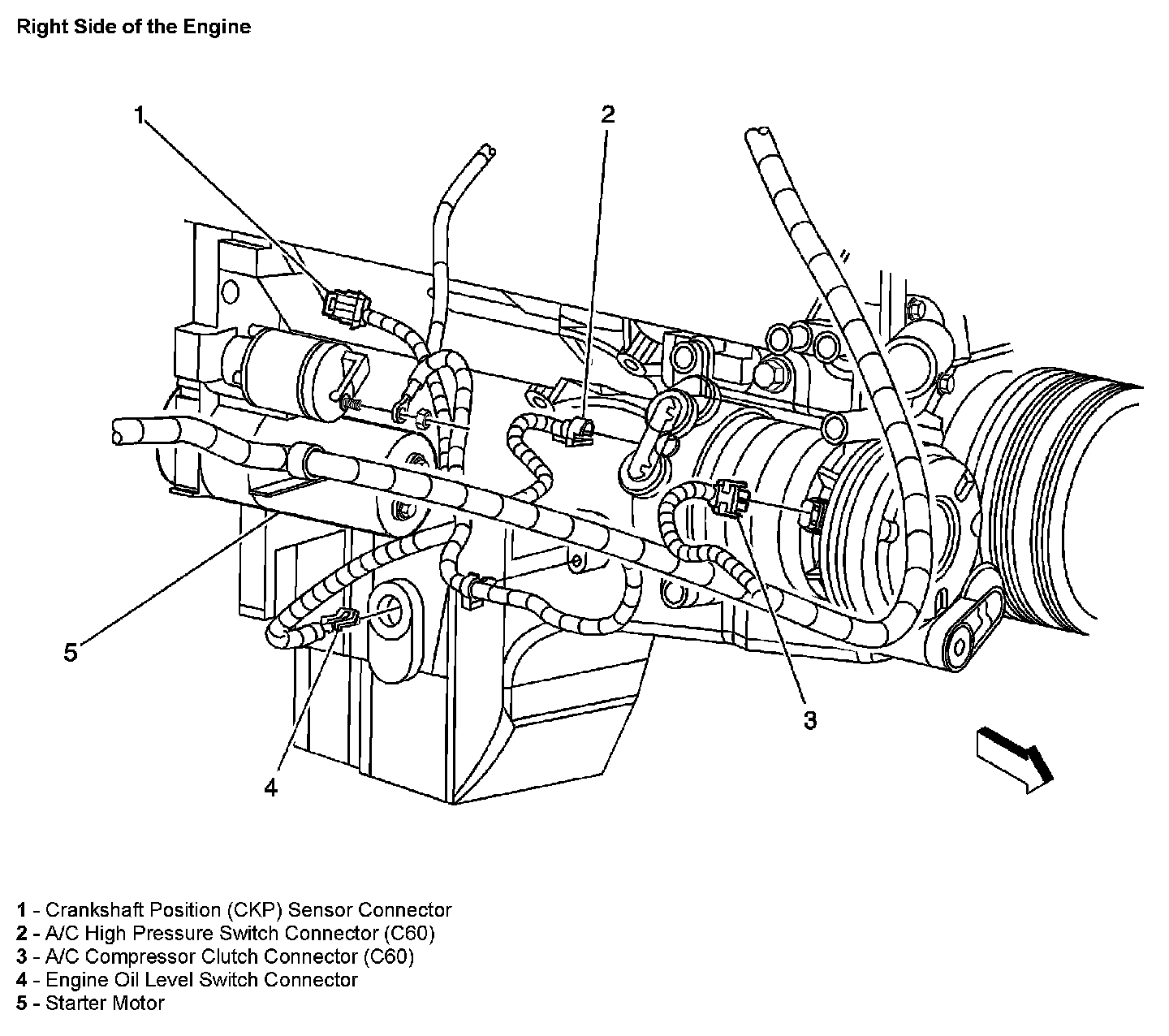 Factory diagram — Crankshaft Position Sensor