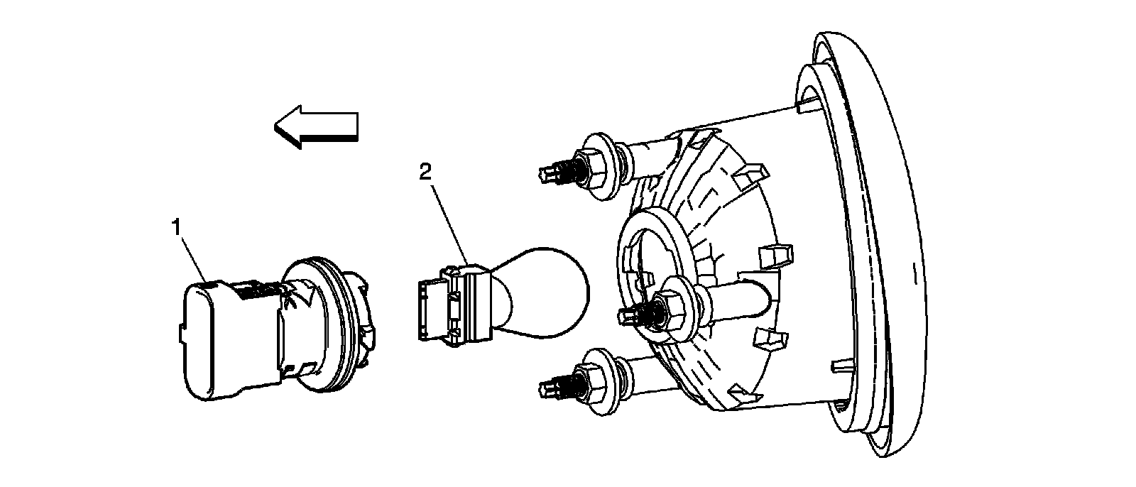 Factory diagram — Parking Light Bulb