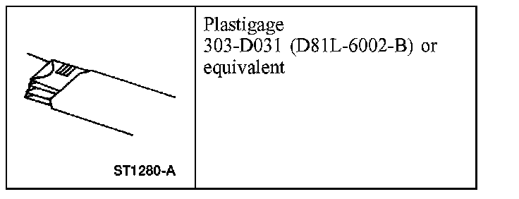 Factory diagram — Crankshaft Main Bearing