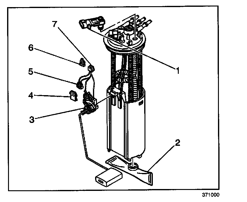Factory diagram — Fuel Gauge Sender