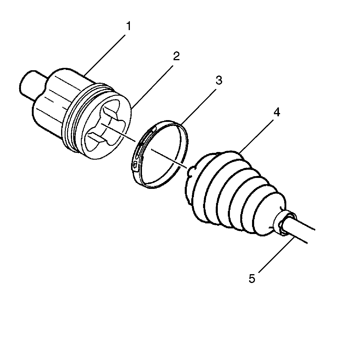 Factory diagram — Constant Velocity Joint Boot
