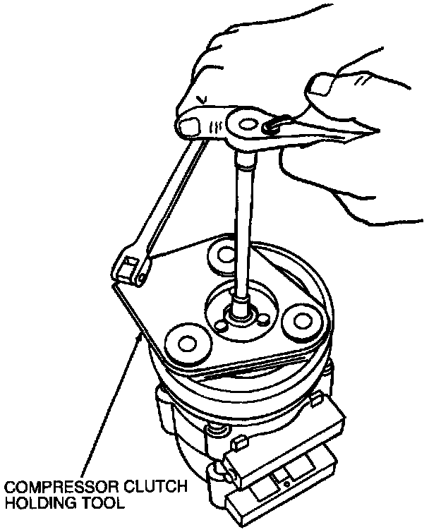 Factory diagram — Compressor Clutch