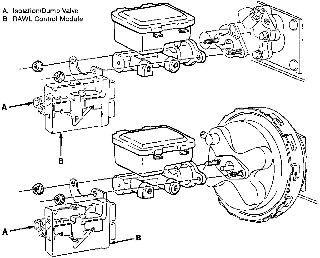 Factory diagram — Brake Master Cylinder