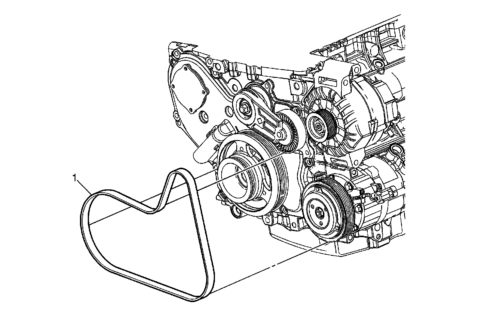 Factory diagram — Drive Belt