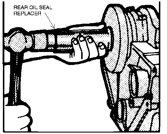 Factory diagram — Rear Crankshaft Main Bearing Seal