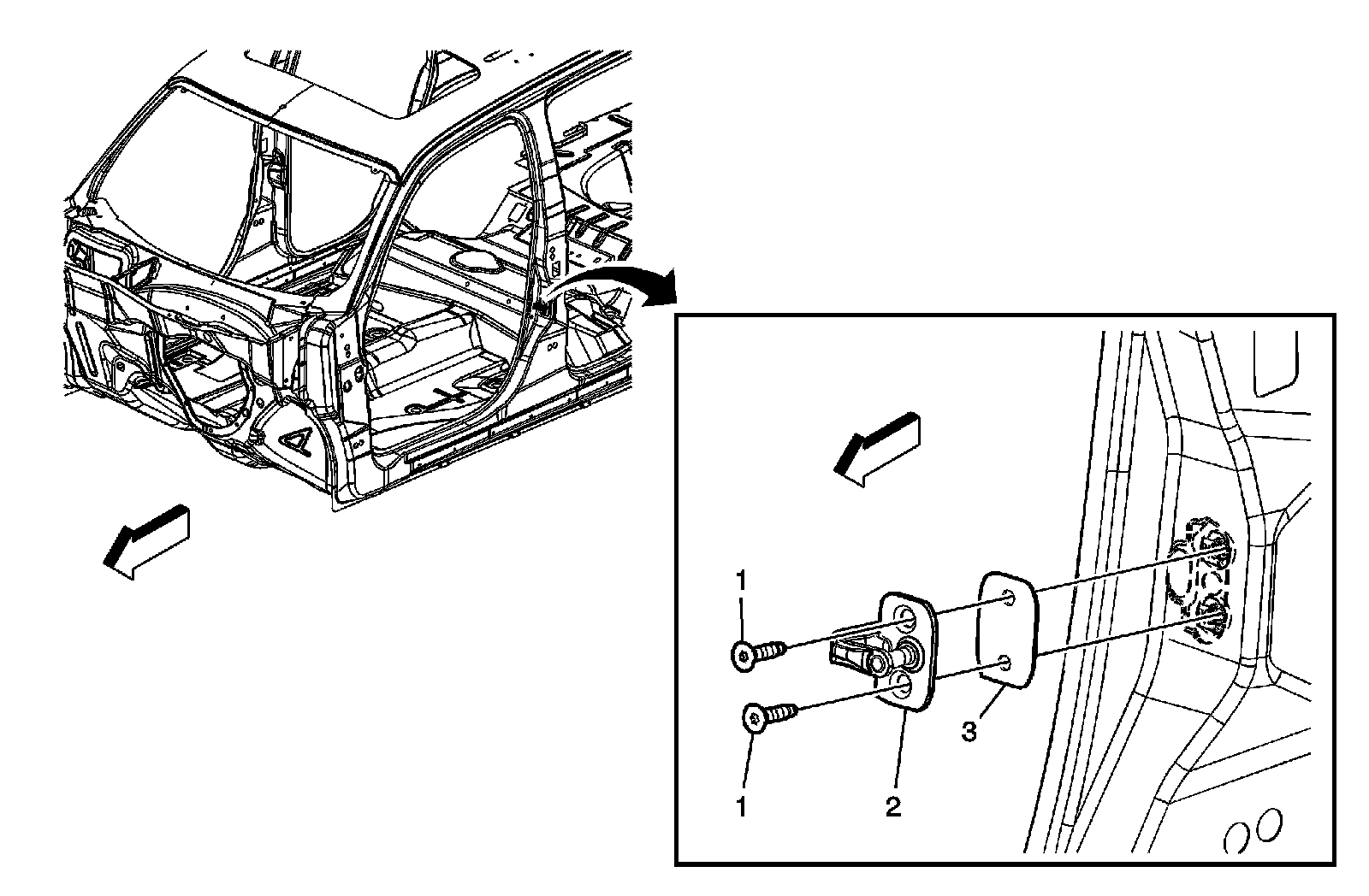 Factory diagram — Front Door Striker