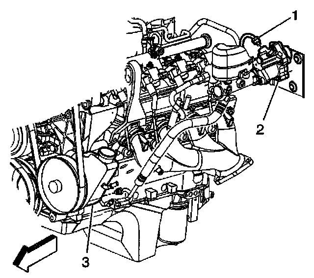 Factory diagram — Power Steering Line/Hose