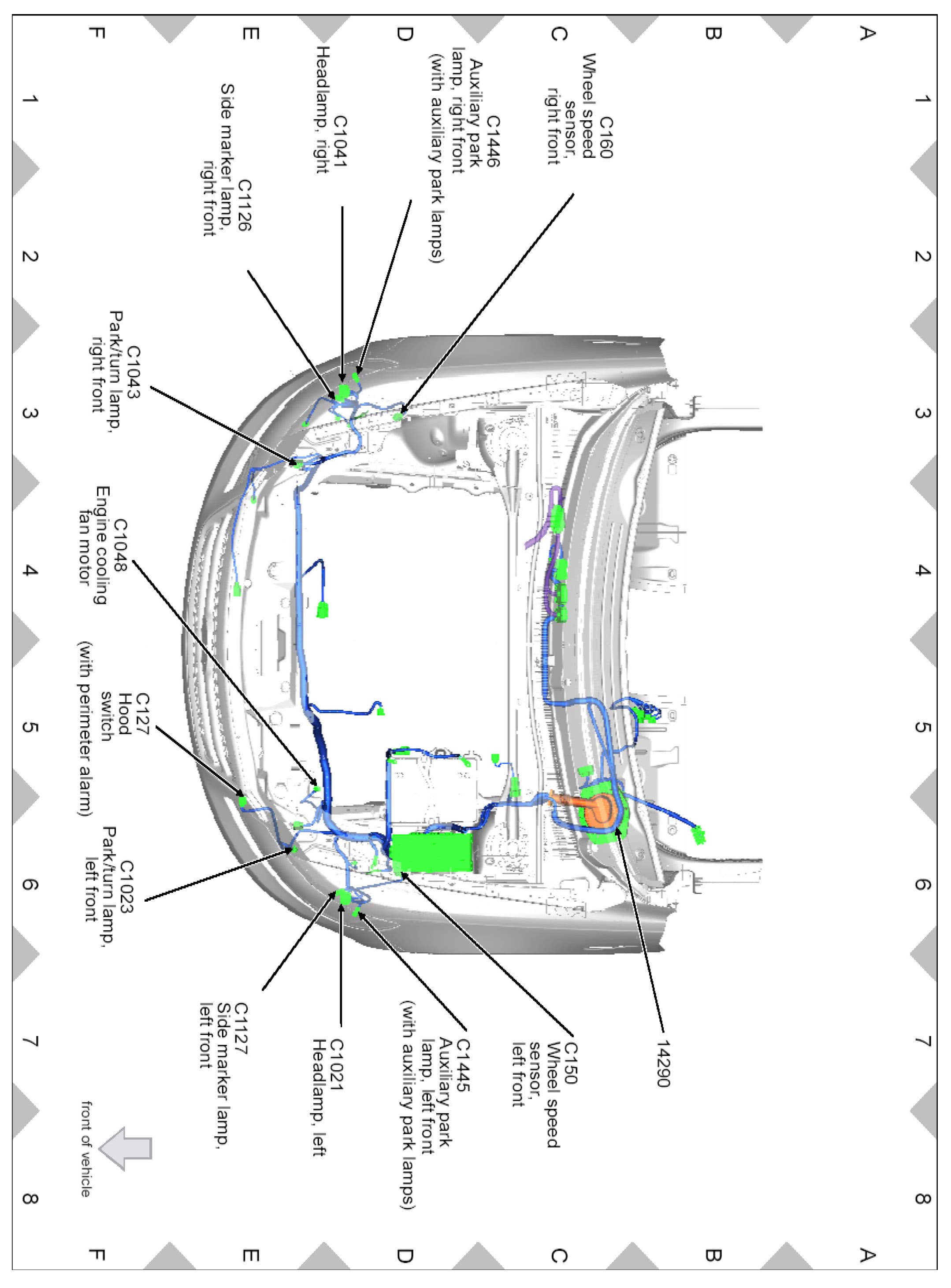 Factory diagram — Wheel Speed Sensor