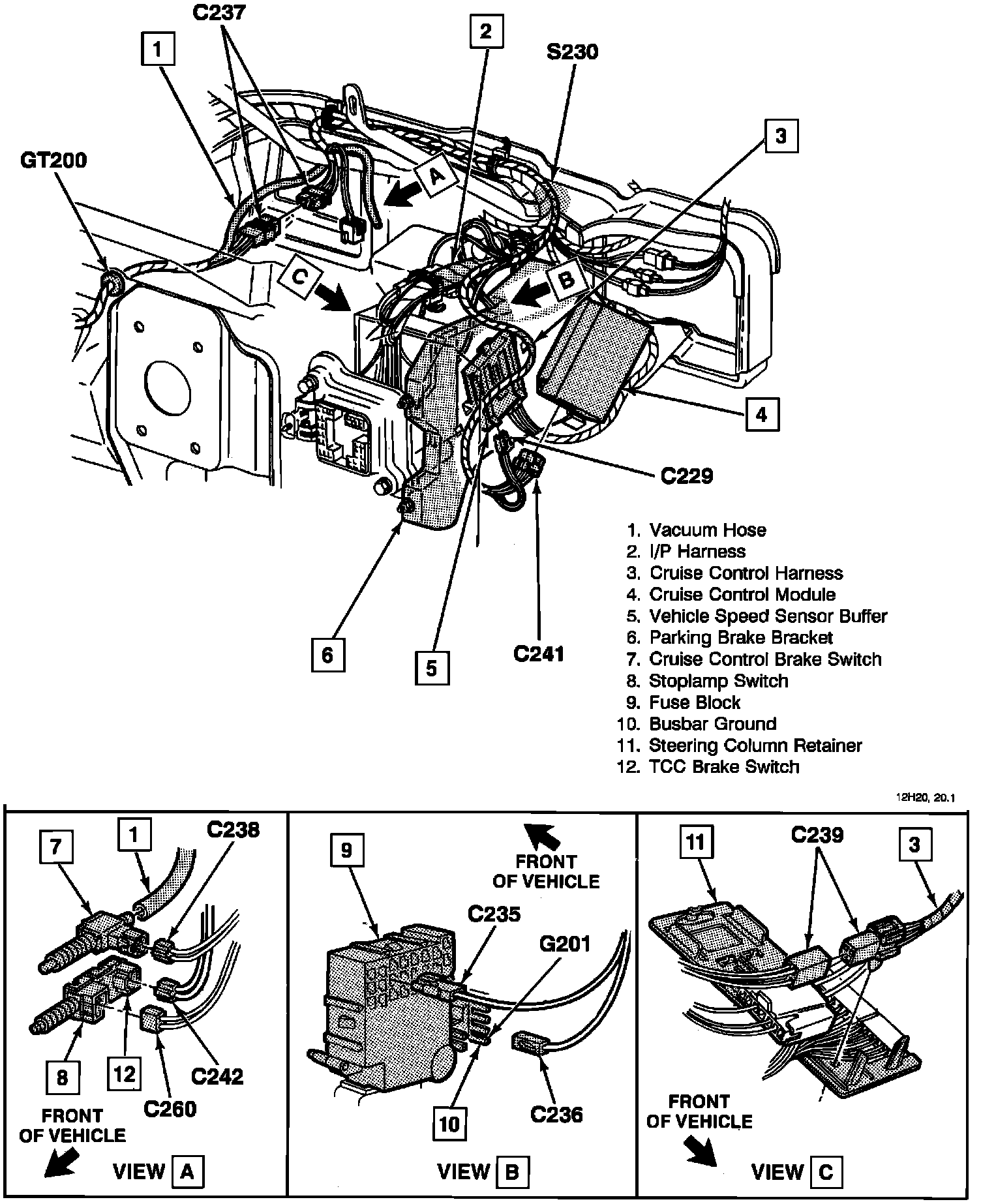 Factory diagram — Cruise Control