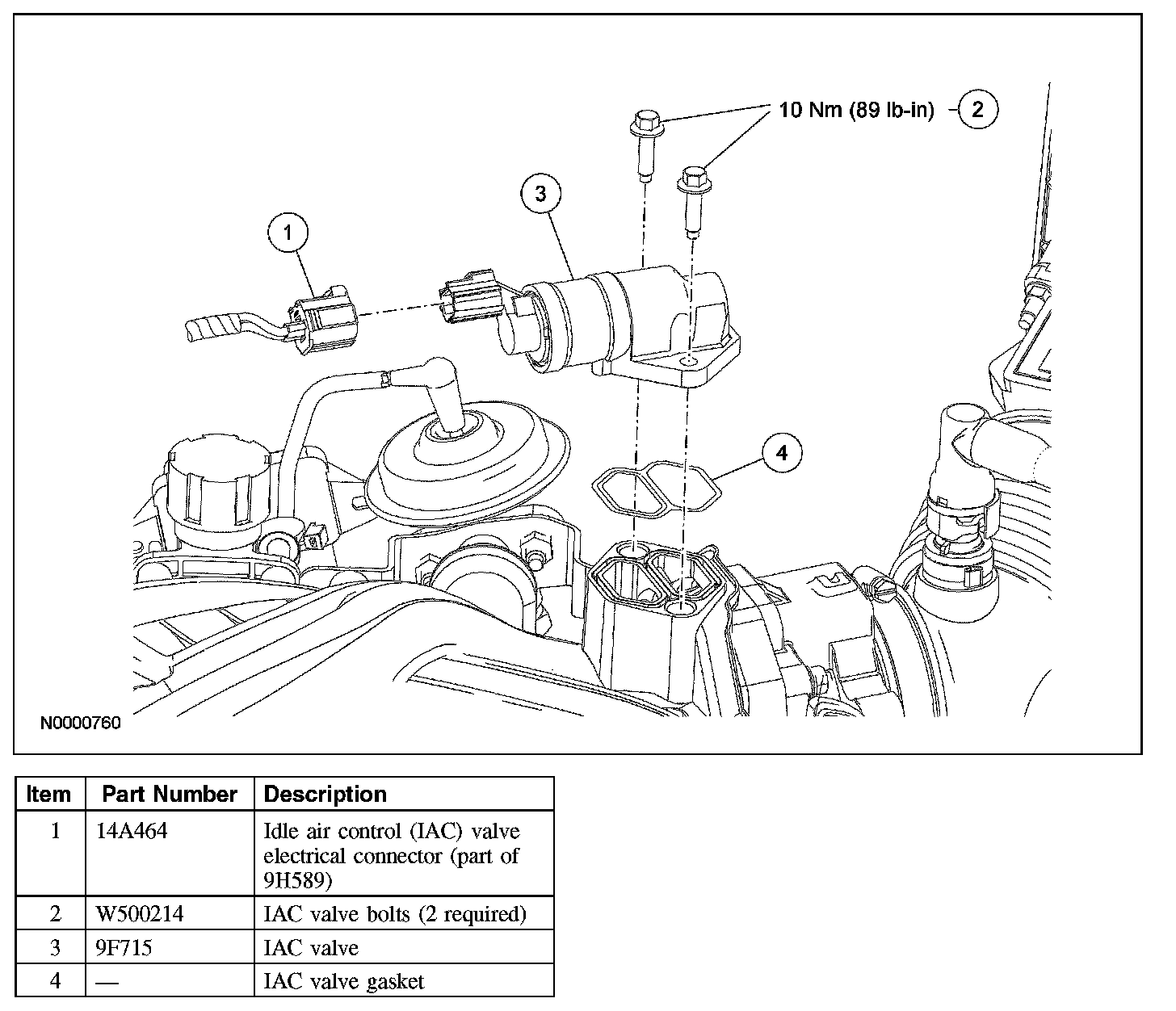 Factory diagram — Idle Speed/Throttle Actuator - Electronic