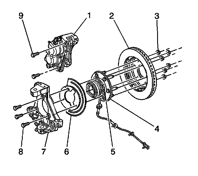 Factory diagram — Wheel Speed Sensor