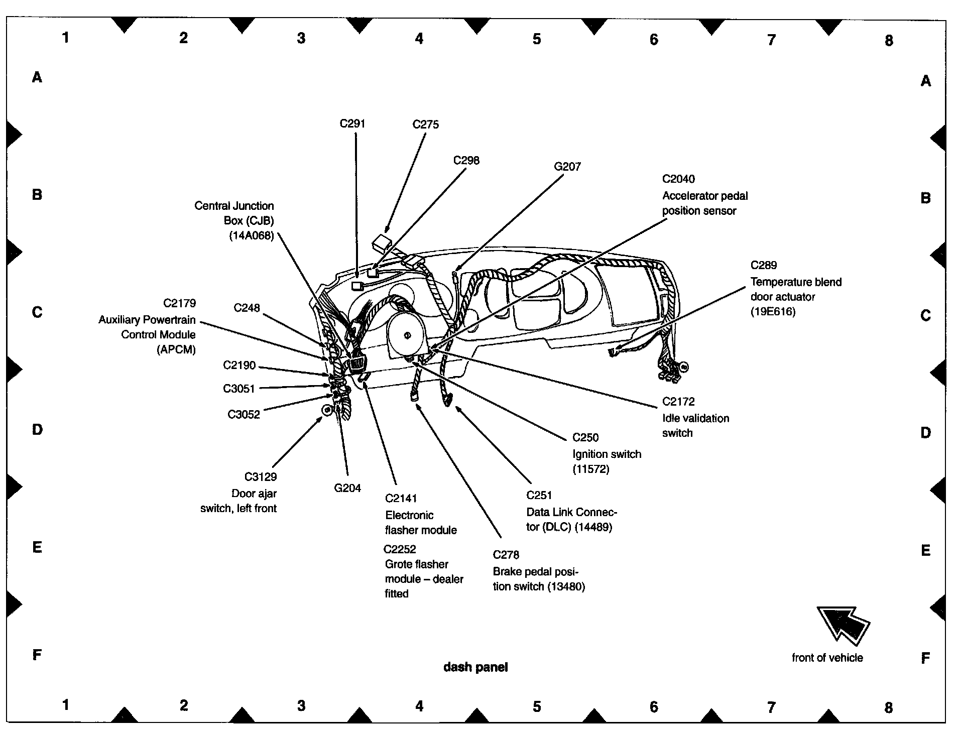 Factory diagram — Engine Control Module