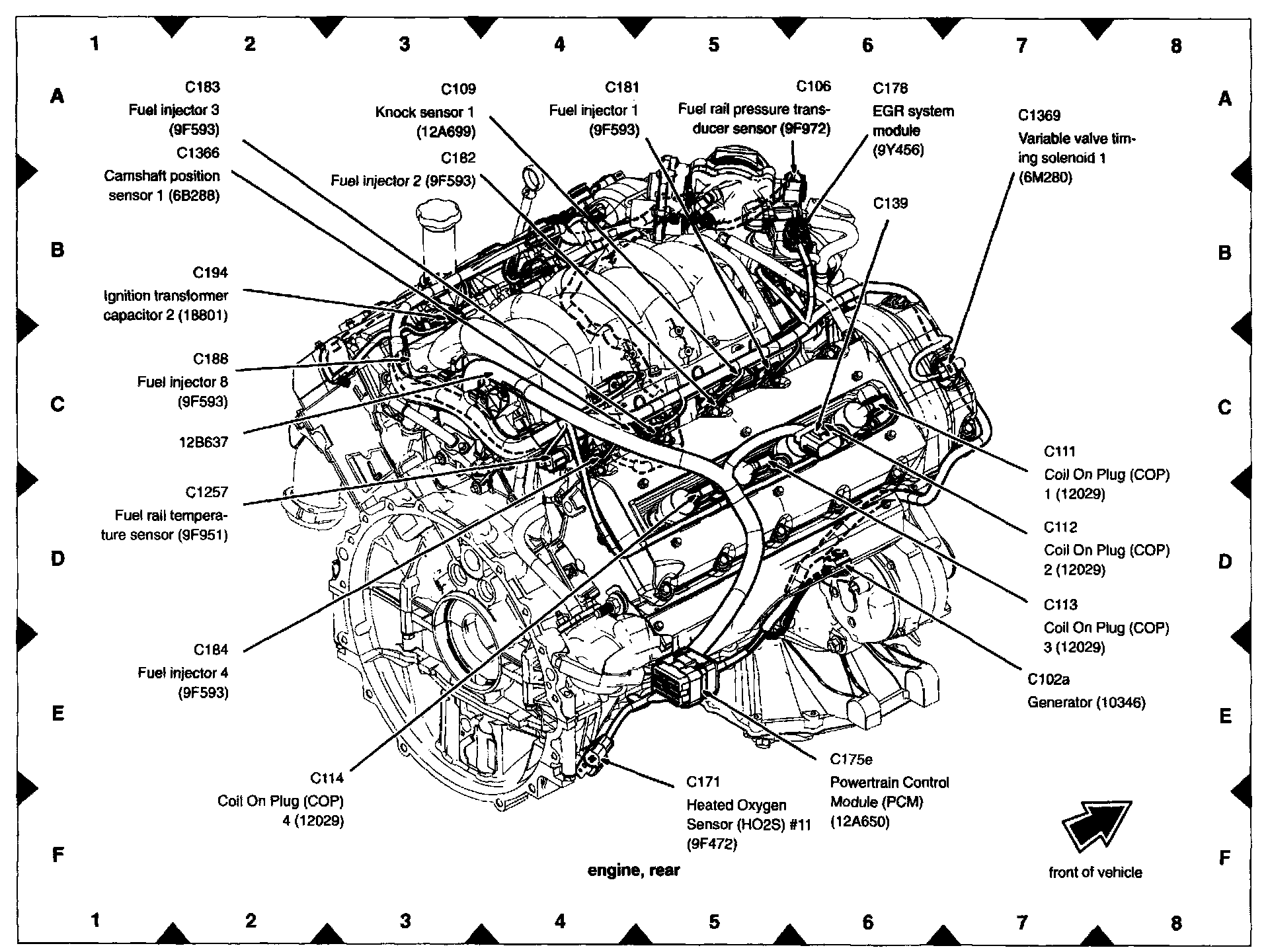 Factory diagram — Camshaft Position Sensor