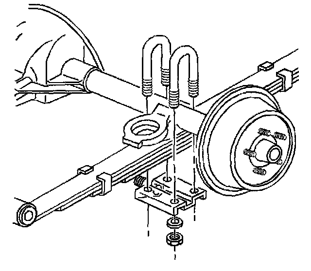 Factory diagram — Rear Suspension Leaf Spring