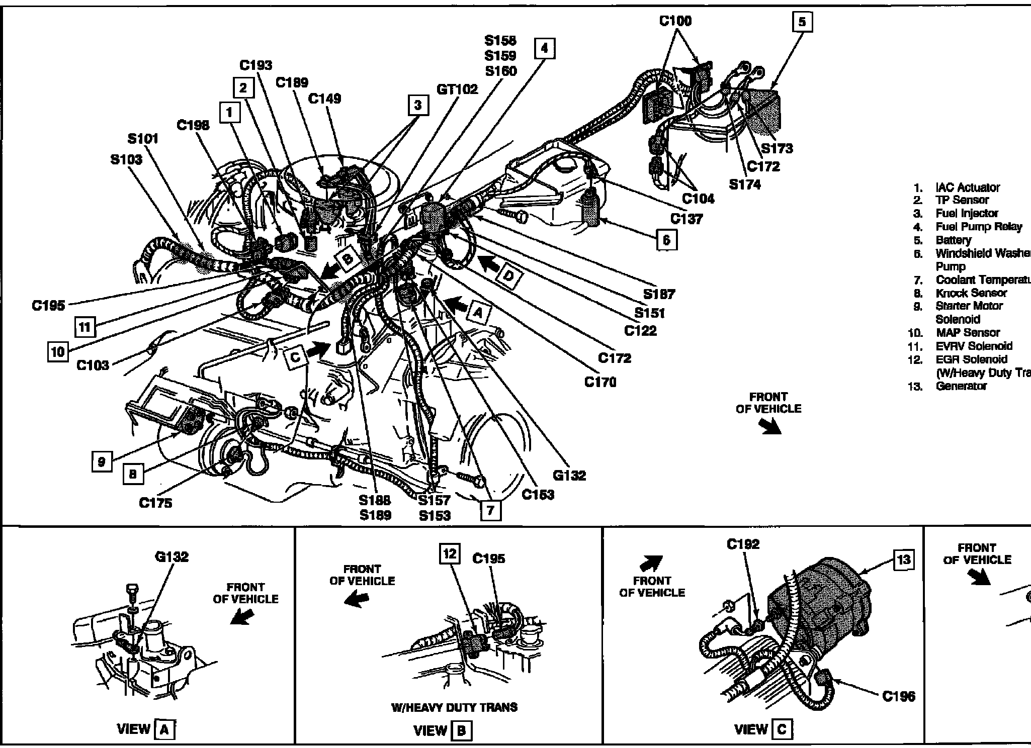 Factory diagram — Alternator