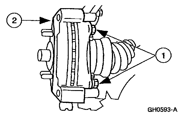 Factory diagram — Brake Caliper