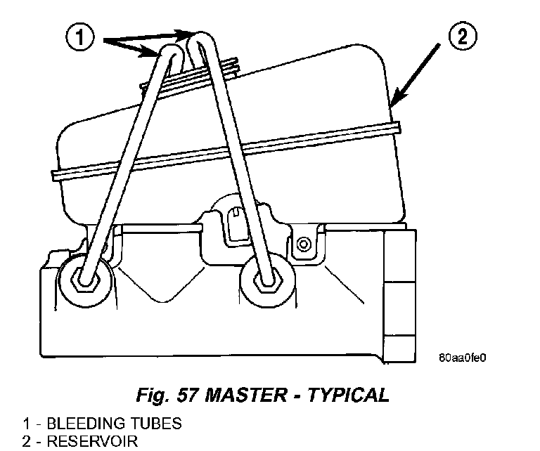Factory diagram — Brake Master Cylinder
