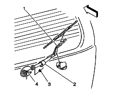 Factory diagram — Wiper Arm