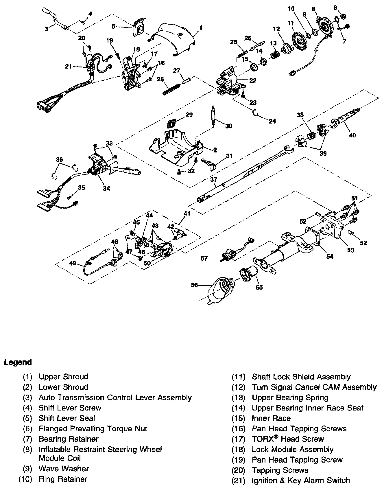 Factory diagram — Shift Interlock