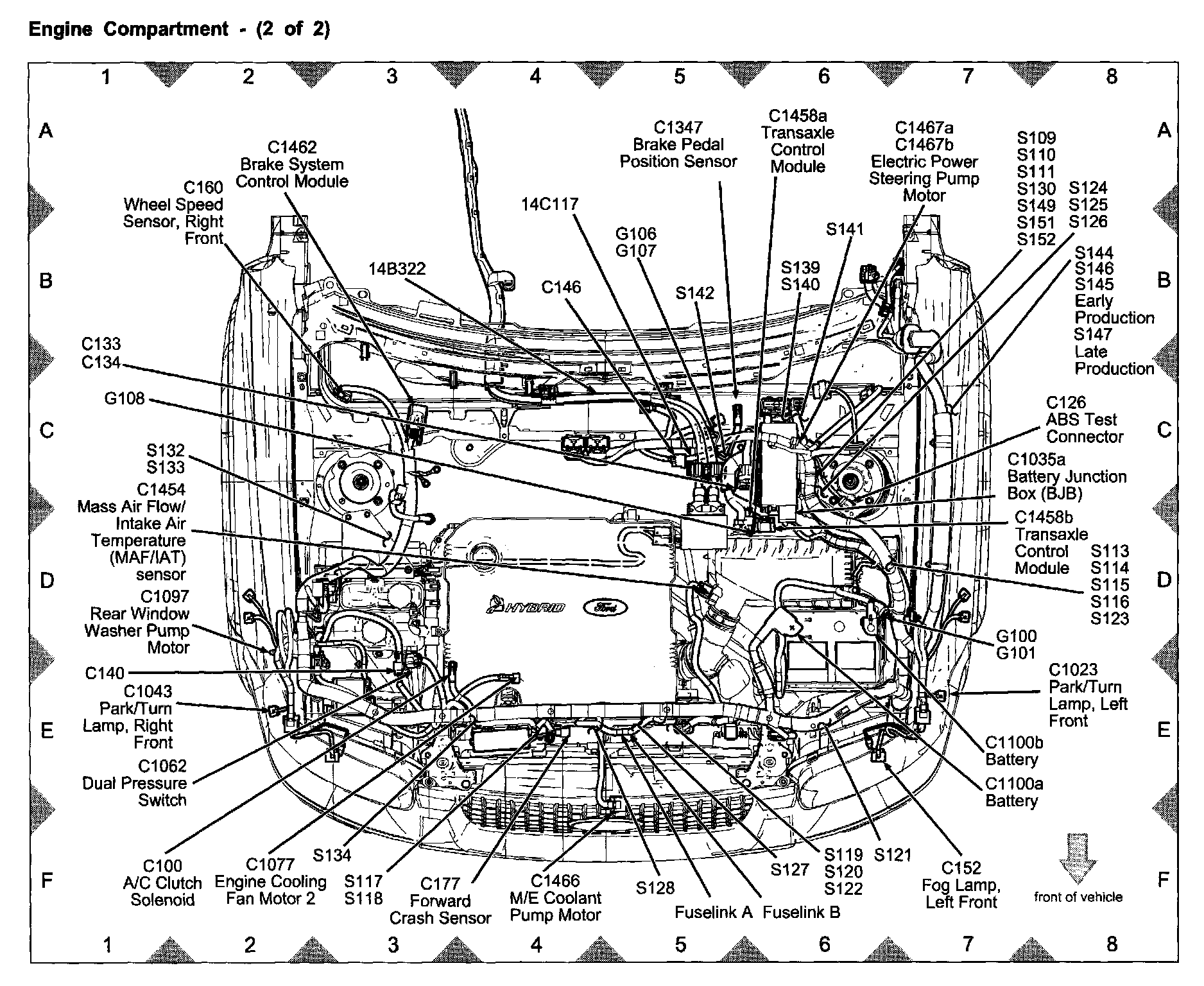 Factory diagram — Compressor Clutch Coil