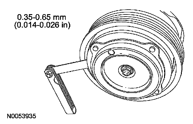 Factory diagram — Compressor Clutch